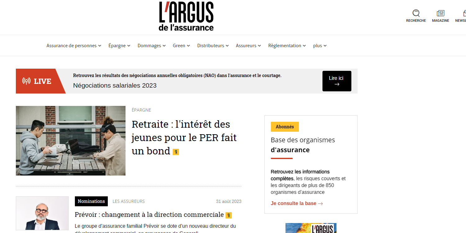 argus assurance emprunteur