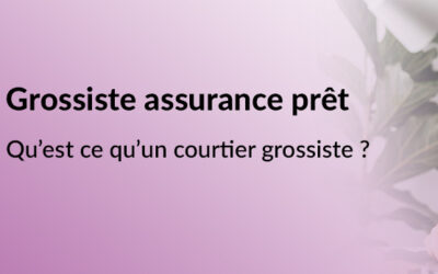 Qu’est ce qu’un courtier grossiste assurance emprunteur ?