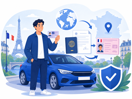 Permis délivré hors Europe